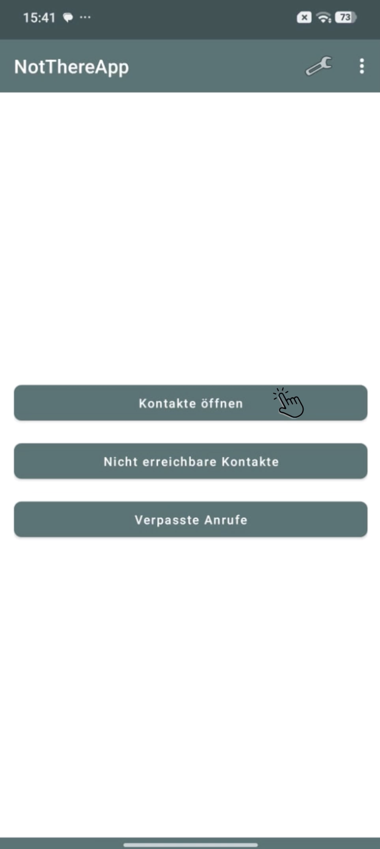 NotThereApp Vorschau